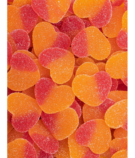 corazones Melocotón