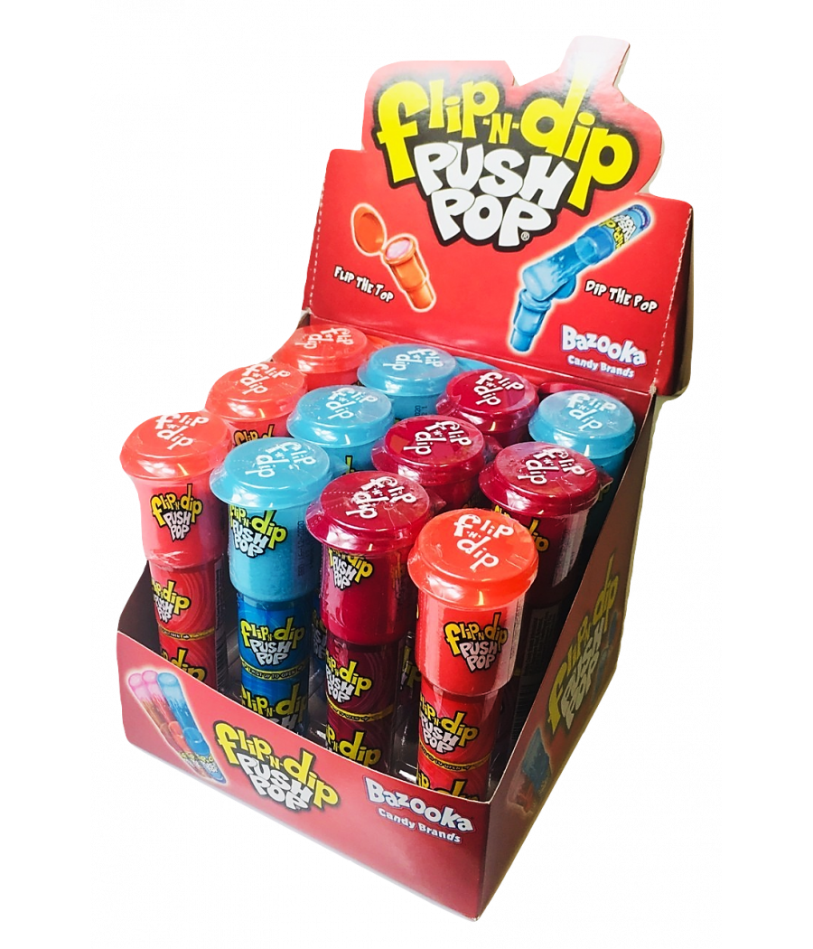 Flip & Dip Push Pop